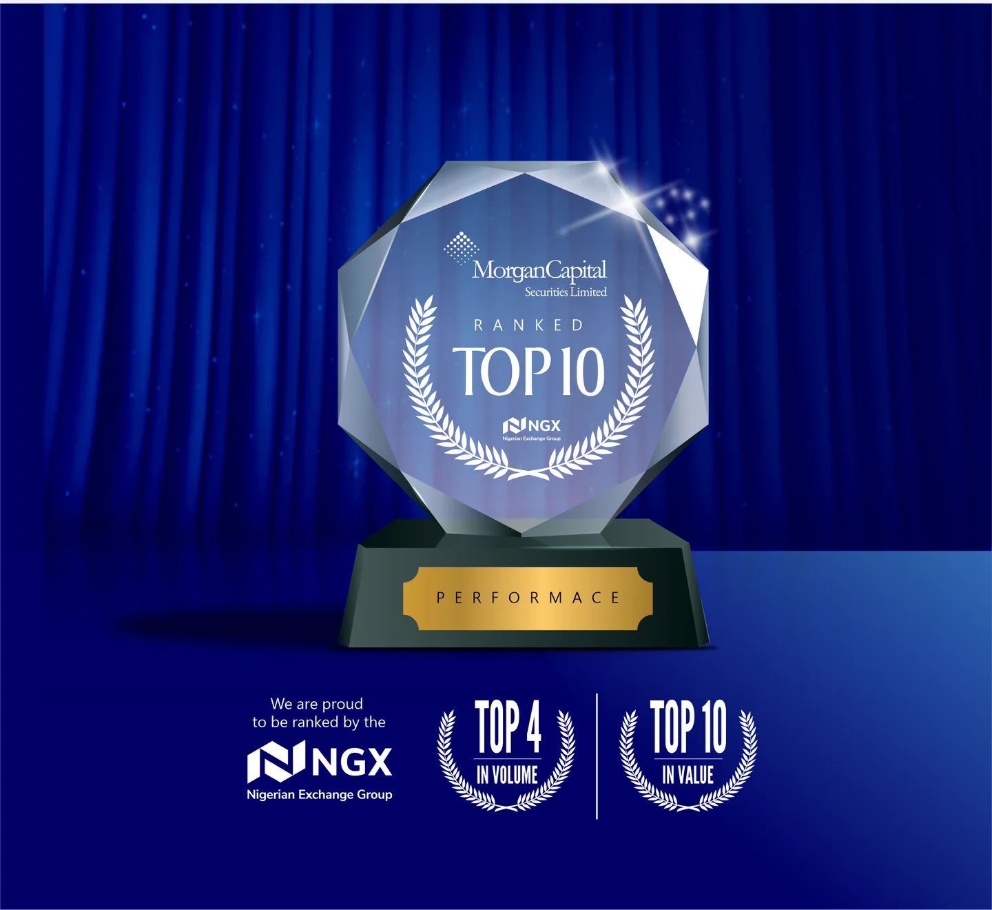 MorganCapital’s Nigerian Exchange top 10 performance award
